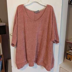 Women's Pink/Mauve Sweater Size 2XL